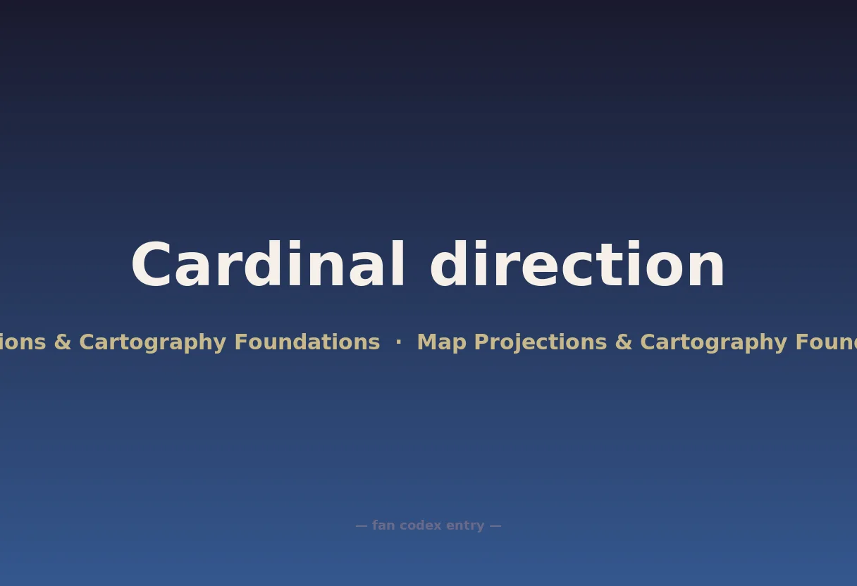 Cardinal direction