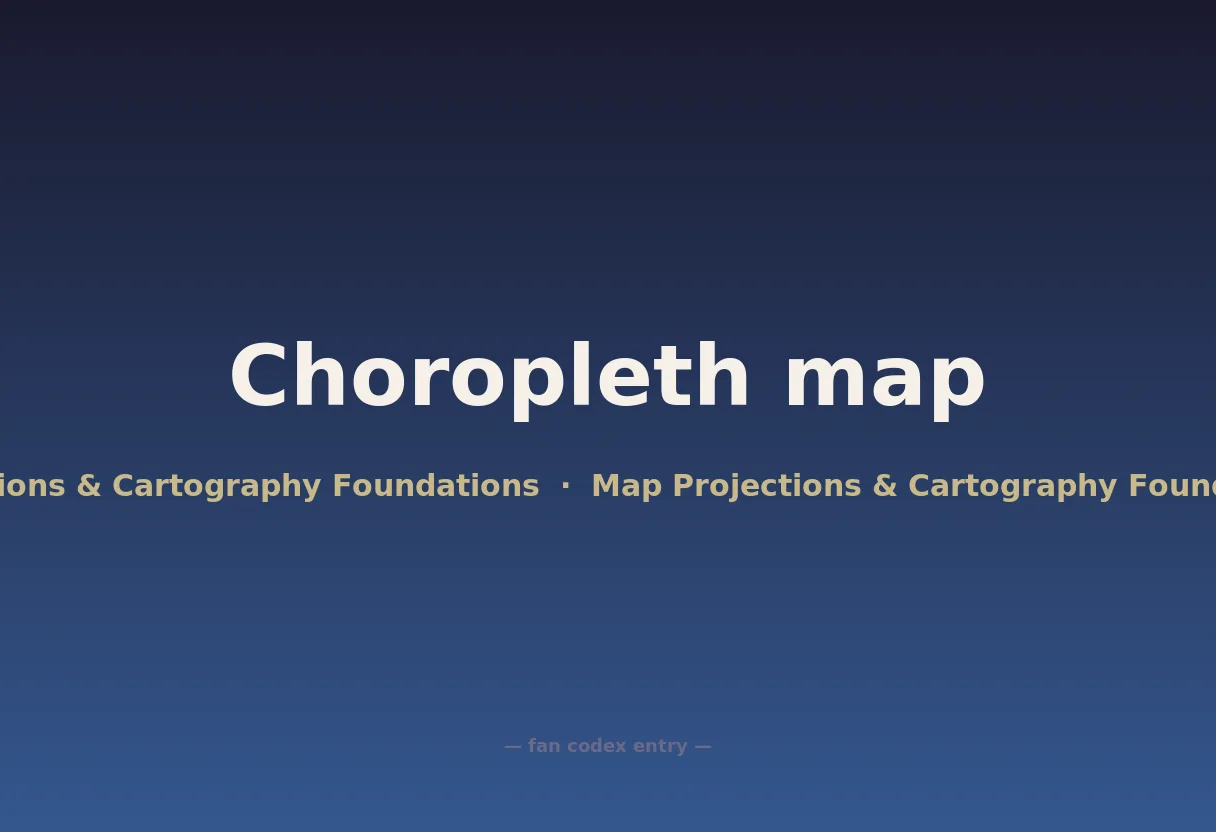 Choropleth map