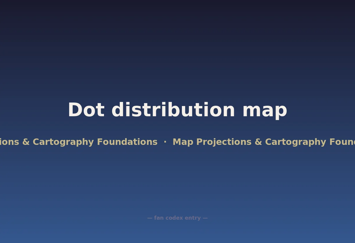 Dot distribution map