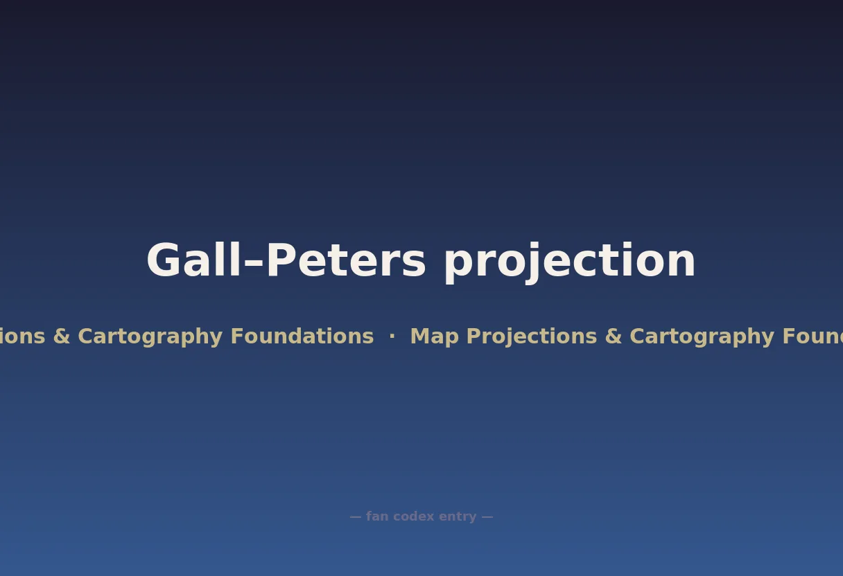 Gall–Peters projection