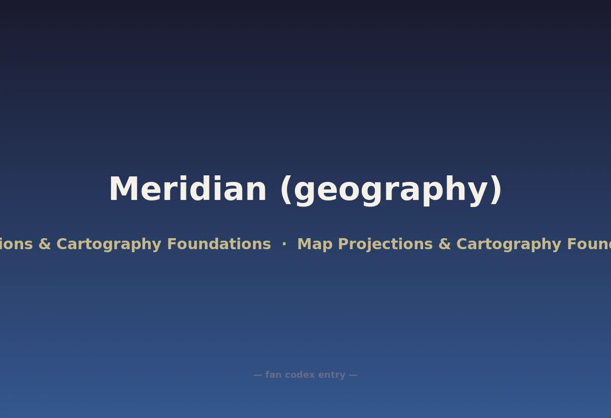 Meridian (geography)