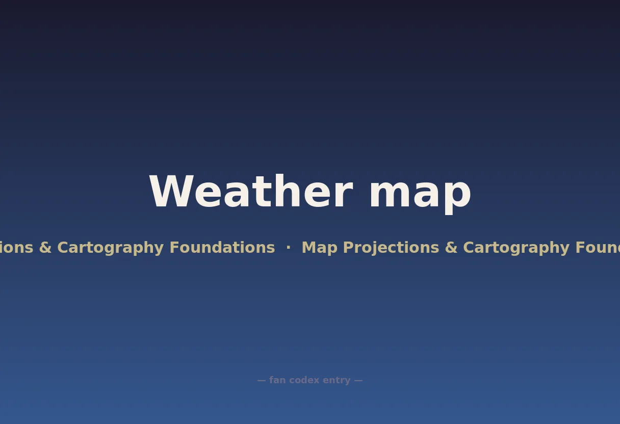Weather map